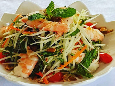 Green Papaya With  Shrimp 
