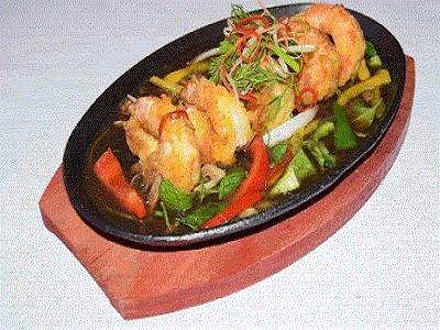 Sizzling Tiger Prawn 