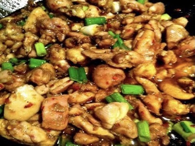 Wok Fried Organic Chicken With Lemongrass.