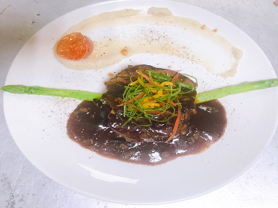 Grilled marinated Angus beef tenderloin 