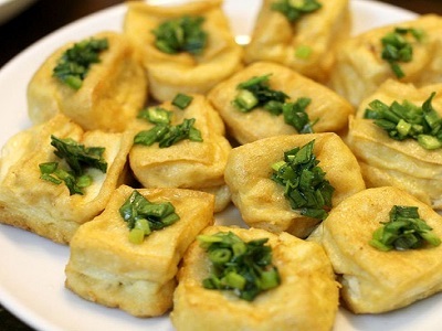 DAU PHU . DEEP FRIED FRESH TOFU 