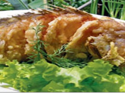  CA HAMOUR . DEEP FRIED WHOLE HAMOUR  FISH